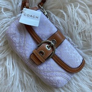 Coach lavender wistlet purse